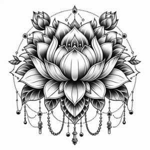 lotuses tattoo design ideas delicate serene symbolising courage