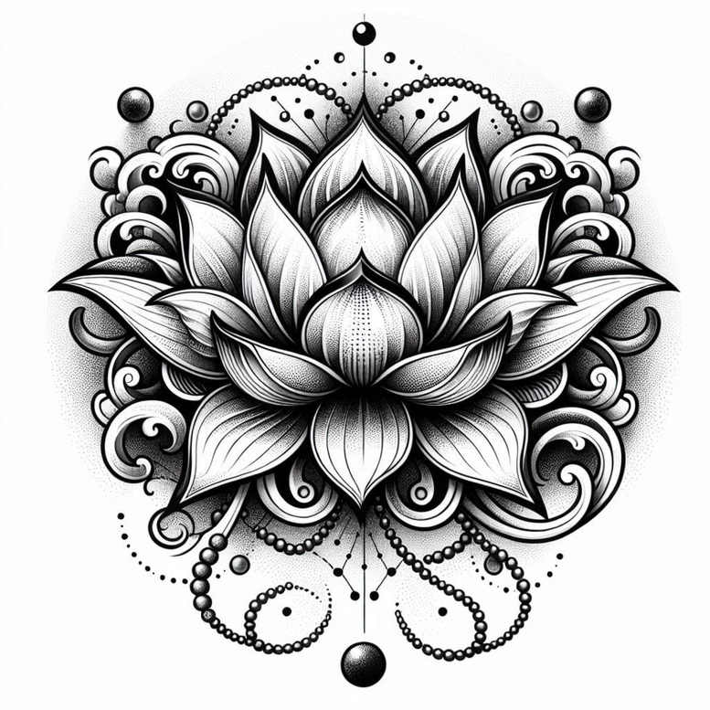 lotuses tattoo design ideas pure outline symbolic stands for resilience