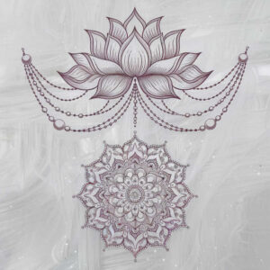 calm-mind – tattoo design ideas free ai generated – spirituality – for-forearm – Gallery: mandalas-and-similar-inkby-ai