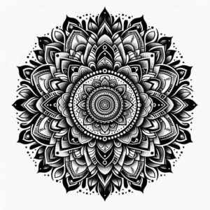 chakra – tattoo design ideas free ai generated – unbroken-circle – for-wrist-side – Gallery: mandalas-and-similar-inkby-ai
