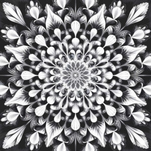 delicate-outline – tattoo design ideas free ai generated – intricate-web – for-lower-back – Gallery: mandalas-and-similar-inkby-ai