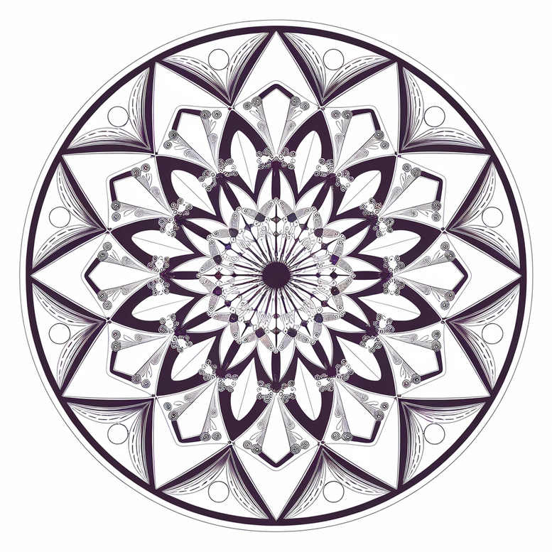 delicate-outline – tattoo design ideas free ai generated – mystic – for-ankle – Gallery: mandalas-and-similar-inkby-ai