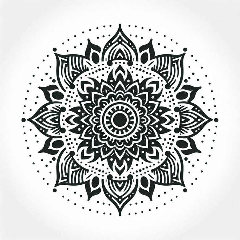 detailed-symmetry – tattoo design ideas free ai generated – circular-grid – for-fingers – Gallery: mandalas-and-similar-inkby-ai