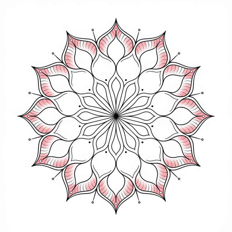 elaborate – tattoo design ideas free ai generated – kaleidoscope – for-lower-thigh – Gallery: mandalas-and-similar-inkby-ai
