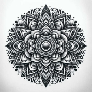 enlightenment – tattoo design ideas free ai generated – mandala-border – for-shoulder – Gallery: mandalas-and-similar-inkby-ai