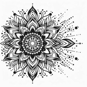 filigree – tattoo design ideas free ai generated – sacred-geometry – for-knee – Gallery: mandalas-and-similar-inkby-ai