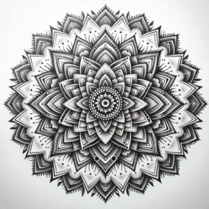 harmony – tattoo design ideas free ai generated – kaleidoscope – for-outer-arm – Gallery: mandalas-and-similar-inkby-ai