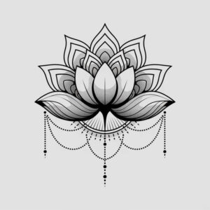 infinite-pattern – tattoo design ideas free ai generated – circular-pattern – for-lower-chest – Gallery: mandalas-and-similar-inkby-ai