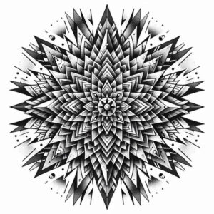 interlaced – tattoo design ideas free ai generated – mandala – for-inner-arm – Gallery: mandalas-and-similar-inkby-ai
