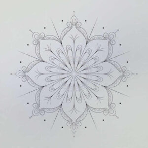 mandala-border – tattoo design ideas free ai generated – inward-focus – for-scapula – Gallery: mandalas-and-similar-inkby-ai