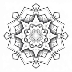 meditative-art – tattoo design ideas free ai generated – infinite-pattern – for-heel – Gallery: mandalas-and-similar-inkby-ai