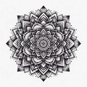 mesmerizing – tattoo design ideas free ai generated – universe – for-thigh – Gallery: mandalas-and-similar-inkby-ai
