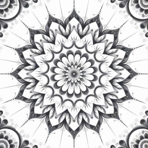 micro-mandala – tattoo design ideas free ai generated – geometric-pattern – for-upper-chest – Gallery: mandalas-and-similar-inkby-ai