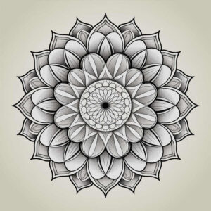 ornamental-rays – tattoo design ideas free ai generated – ornamental-web – for-abdomen – Gallery: mandalas-and-similar-inkby-ai