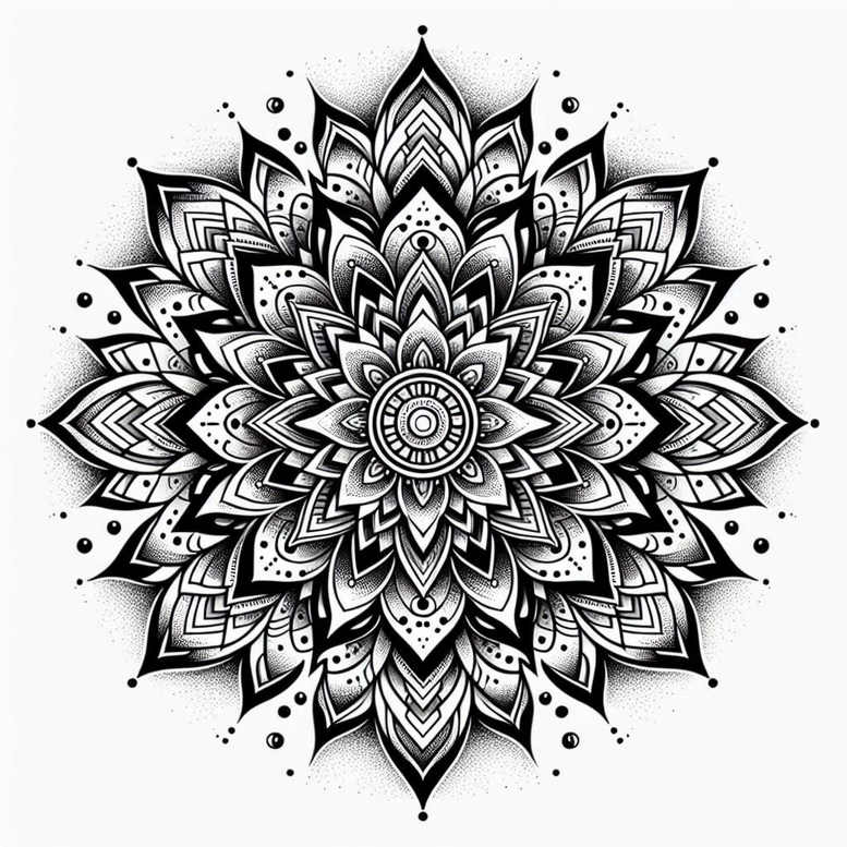 ornamental-ring – tattoo design ideas free ai generated – ethereal – for-full-back – Gallery: mandalas-and-similar-inkby-ai