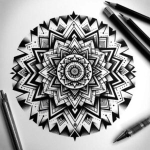 ornate – tattoo design ideas free ai generated – intricate – for-toe – Gallery: mandalas-and-similar-inkby-ai