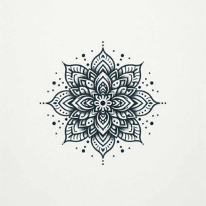 radiating-lines – tattoo design ideas free ai generated – mesmerizing – for-upper-arm – Gallery: mandalas-and-similar-inkby-ai
