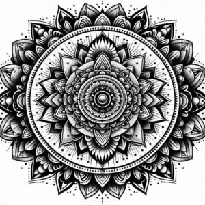 radiating-symmetry – tattoo design ideas free ai generated – mesmerizing – for-forearm – Gallery: mandalas-and-similar-inkby-ai