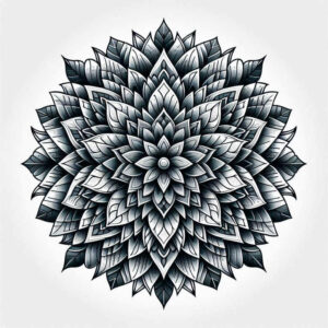 sacred-geometry – tattoo design ideas free ai generated – calm-mind – for-chest – Gallery: mandalas-and-similar-inkby-ai