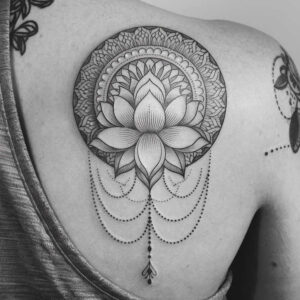 sacred-symbol – tattoo design ideas free ai generated – hypnotic – for-lower-thigh – Gallery: mandalas-and-similar-inkby-ai