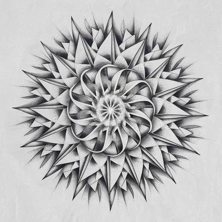 soft-curves – tattoo design ideas free ai generated – spiritual-focus – for-temple – Gallery: mandalas-and-similar-inkby-ai