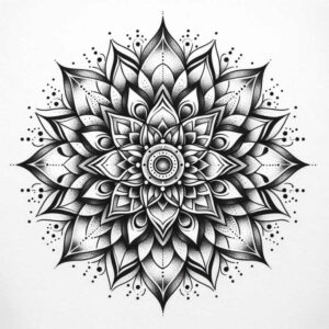 spirituality – tattoo design ideas free ai generated – meditative – for-upper-back – Gallery: mandalas-and-similar-inkby-ai