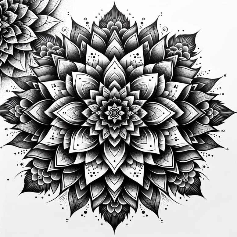 mandalas-and-similar tattoo design ideas ornate abstract for temple