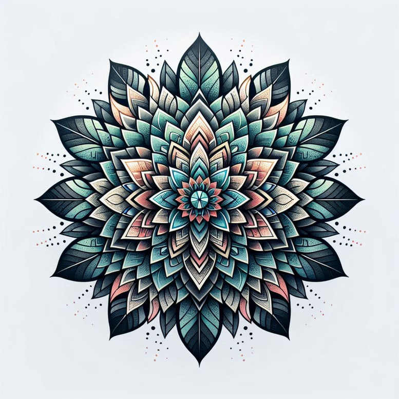 mandalas-and-similar tattoo design ideas engraved motif artistic for neck