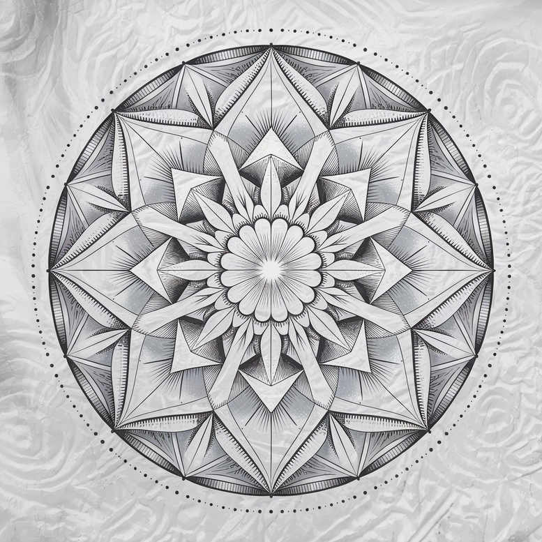 mandalas-and-similar tattoo design ideas orderly calming for lower chest