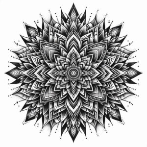 mandalas-and-similar tattoo design ideas micro mandala complex determination and power