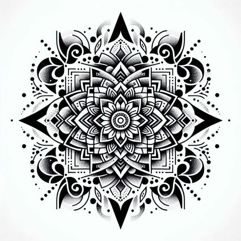 mandalas-and-similar tattoo design ideas ornamental mandala complex for foot