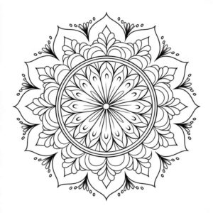 mandalas-and-similar tattoo design ideas blooming center delicate shading stands for perseverance
