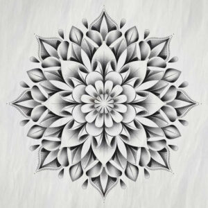 mandalas-and-similar tattoo design ideas fine line detailed for heel
