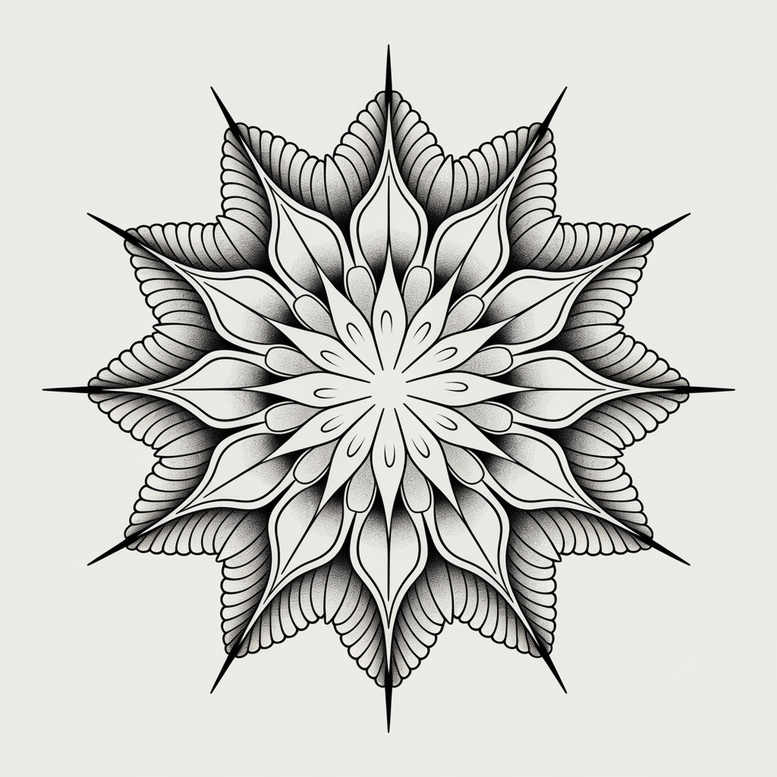 mandalas-and-similar tattoo design ideas chakra fine lines for fingers
