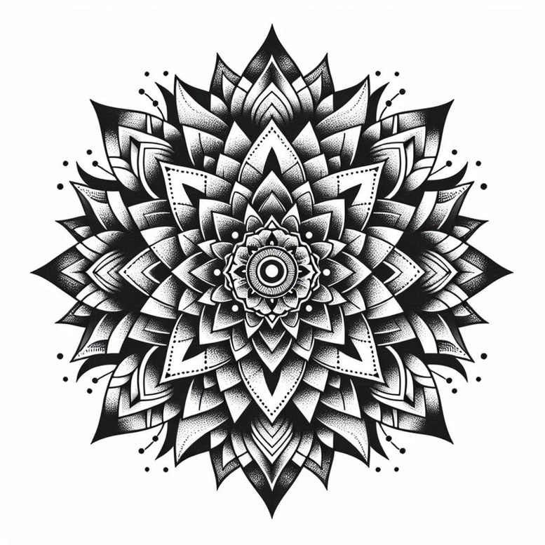 mandalas-and-similar tattoo design ideas unbroken circle geometric for side torso