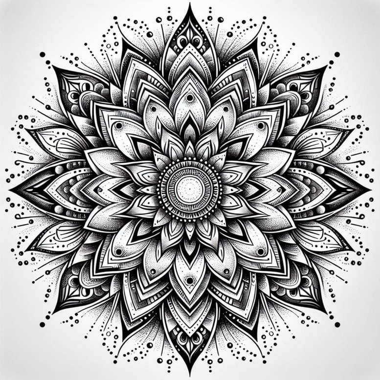 mandalas-and-similar tattoo design ideas meditative art harmonious design for upper back