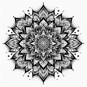 mandalas-and-similar tattoo design ideas artistic swirl intricate for behind ear