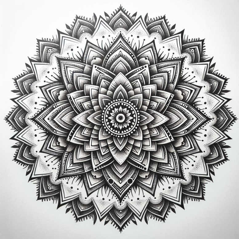 mandalas-and-similar tattoo design ideas mesmerizing layered for spine