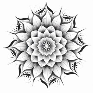 mandalas-and-similar tattoo design ideas centered ornamental for shoulder blade