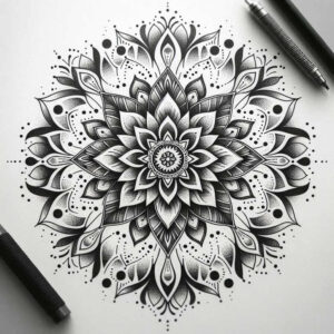 mandalas-and-similar tattoo design ideas continuous pattern patterned symbol of endurance
