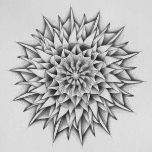 mandalas-and-similar tattoo design ideas ornamental rays radial for stomach