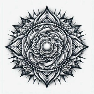 mandalas-and-similar tattoo design ideas meditative radial shows determination