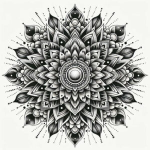 mandalas-and-similar tattoo design ideas ornamental swirl repetitive symbol of courage