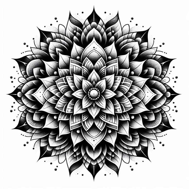 mandalas-and-similar tattoo design ideas micro mandala ritual for biceps
