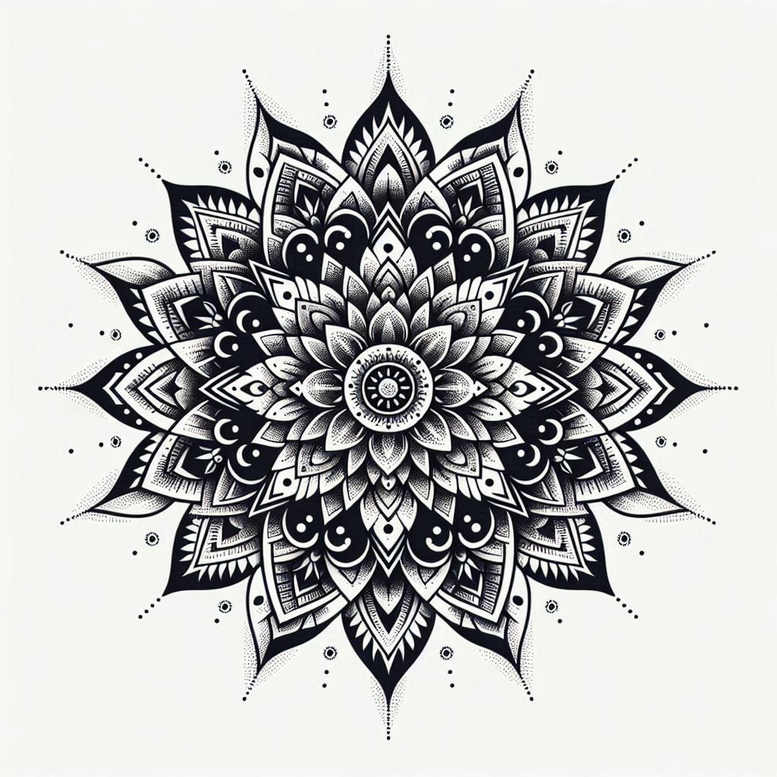 mandalas-and-similar tattoo design ideas ornamental ritual meaning strength