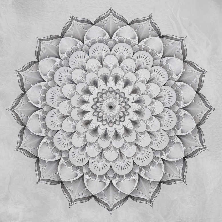 mandalas-and-similar tattoo design ideas delicate arcs sacred geometry for arm