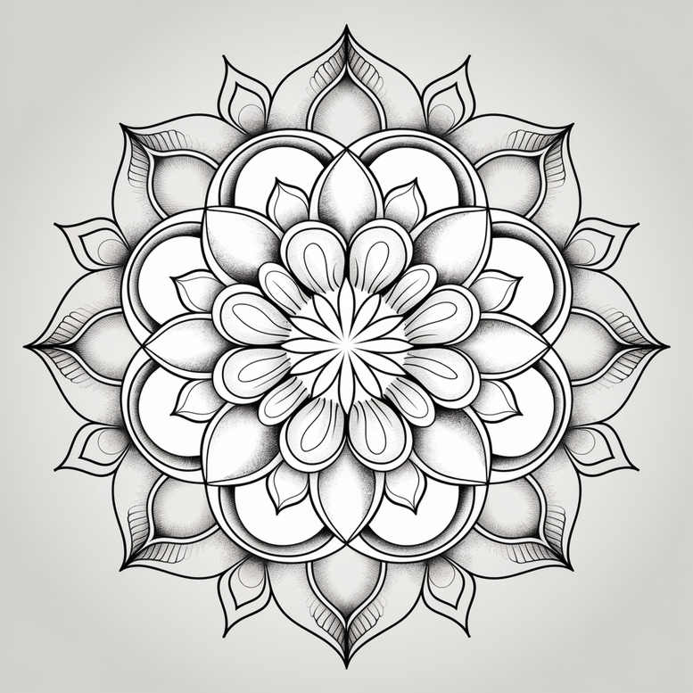 mandalas-and-similar tattoo design ideas continuous pattern symmetry for inner arm