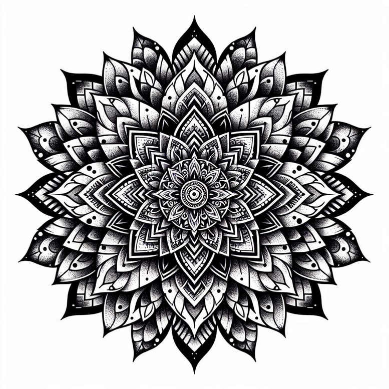 wavy-lines – tattoo design ideas free ai generated – ethereal – for-elbow – Gallery: mandalas-and-similar-inkby-ai