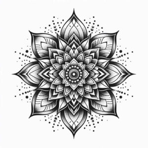 zen – tattoo design ideas free ai generated – circle-of-life – for-hip – Gallery: mandalas-and-similar-inkby-ai
