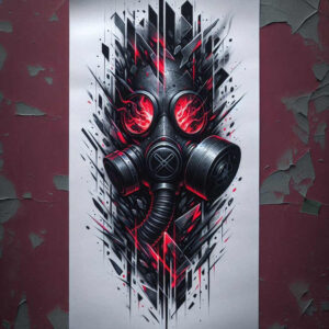 ornamental-detail-mask – tattoo design ideas free ai generated – realism-depth-shading – for-toe – Gallery: masks-inkby-ai